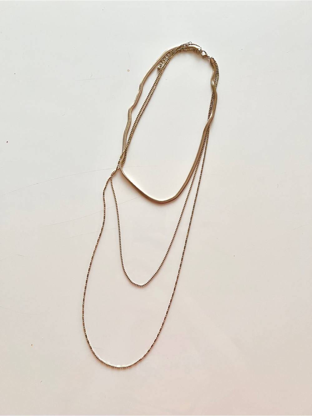 Layered Gold-Tone Multi Chain Necklace - Women Jewelry